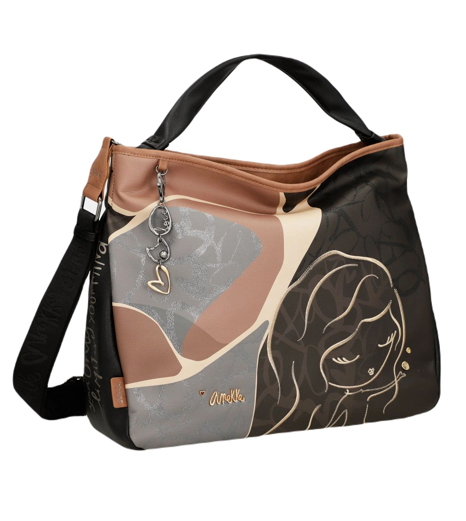 Torebka shopper Anekke 39782-313 Heartbeat XL - Anekke zdjęcie 3