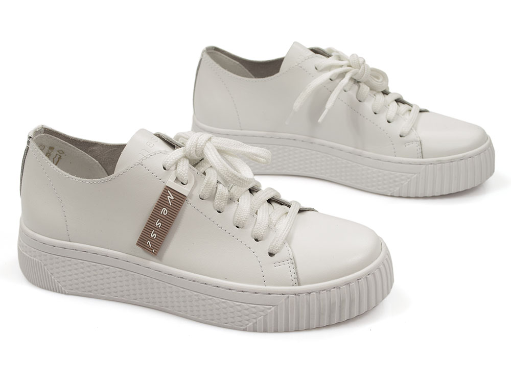 Półbuty sneakersy Nessi 22162 biały - Nessi zdjęcie 2