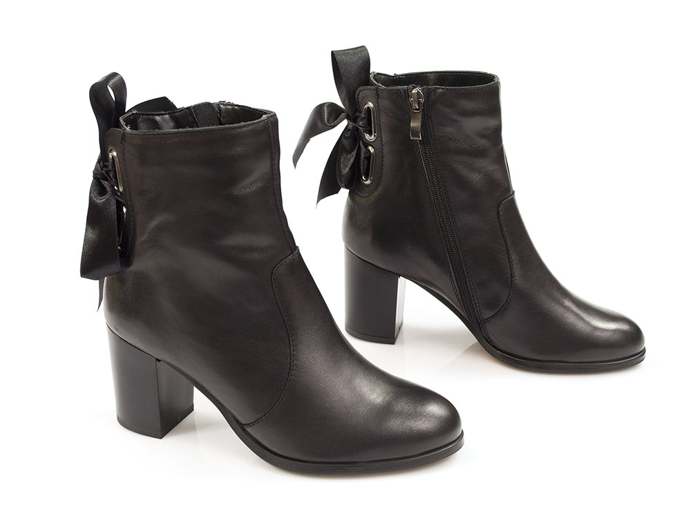 Czarne botki damskie Dolce Pietro 2243 - Dolce Pietro zdjęcie 2