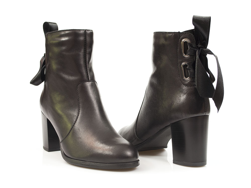 Czarne botki damskie Dolce Pietro 2243 - Dolce Pietro zdjęcie 3