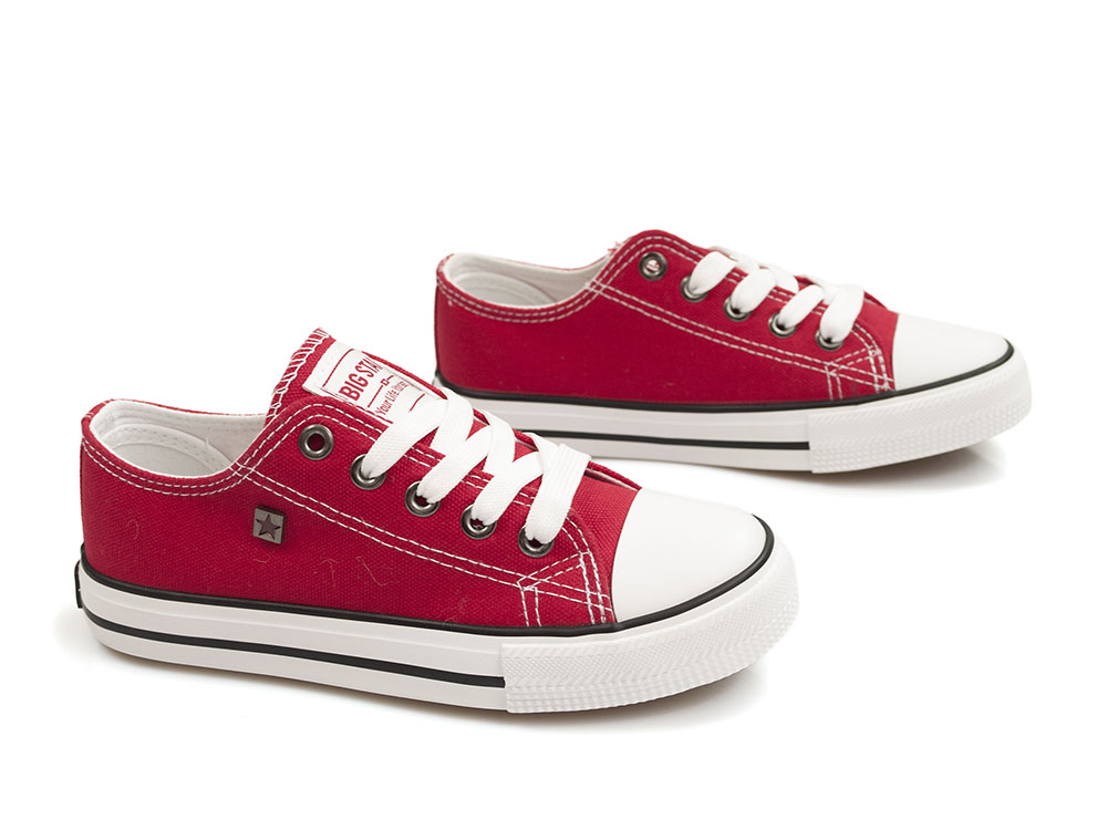 Czerwone trampki dziecięce Big Star FF374201 - Big Star zdjęcie 2