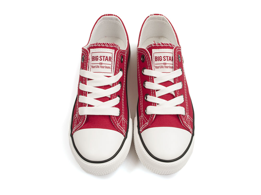Czerwone trampki dziecięce Big Star FF374201 - Big Star zdjęcie 4