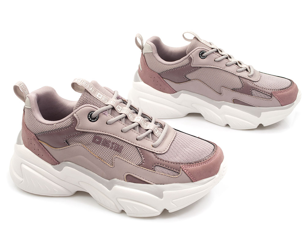 Fioletowe półbuty sportowe sneakersy Big Star HH274258 - Big Star zdjęcie 3
