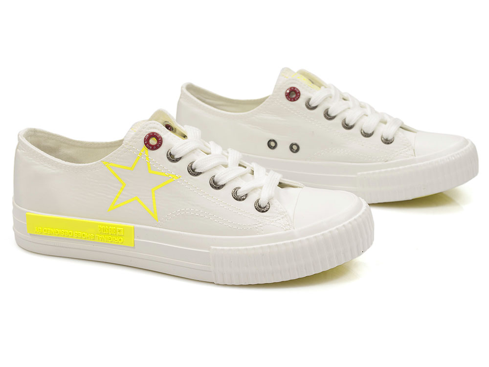 Białe trampki tekstylne Big Star JJ274384 - Big Star zdjęcie 2