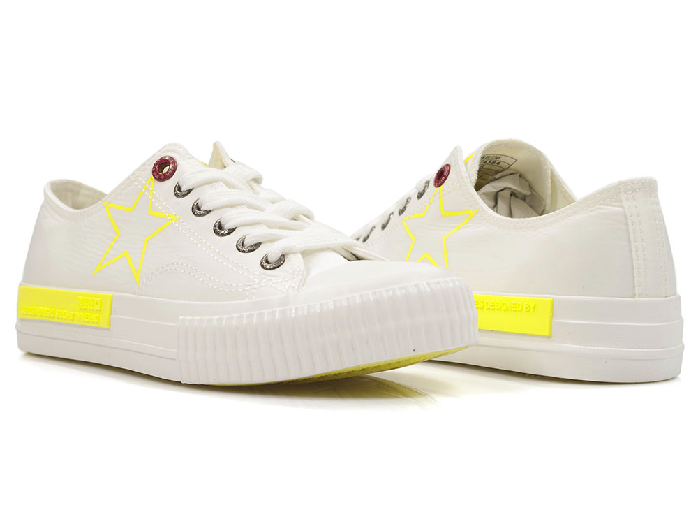 Białe trampki tekstylne Big Star JJ274384 - Big Star zdjęcie 3