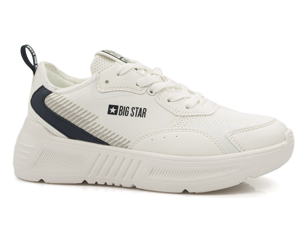 Białe półbuty sportowe sneakersy Big Star JJ274596 - Big Star zdjęcie 1