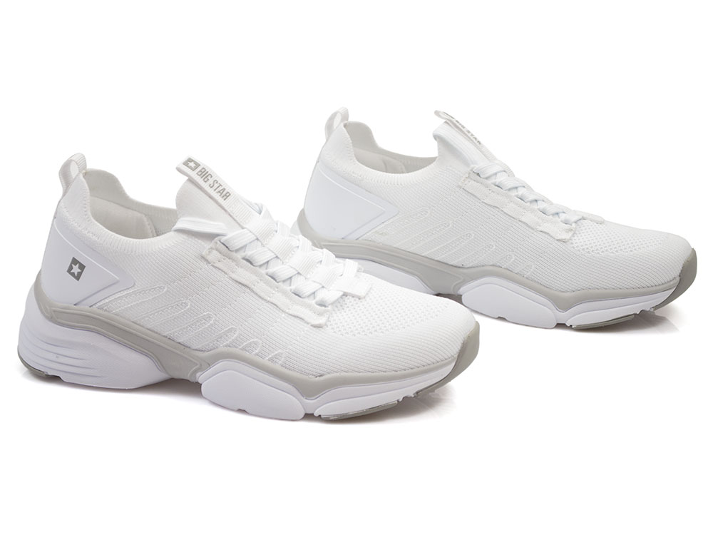 Białe półbuty sneakersy Big Star LL274A142 - Big Star zdjęcie 3