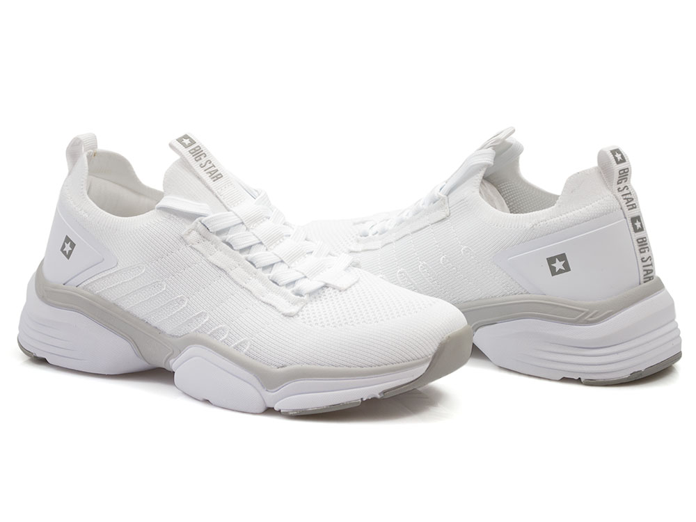 Białe półbuty sneakersy Big Star LL274A142 - Big Star zdjęcie 2