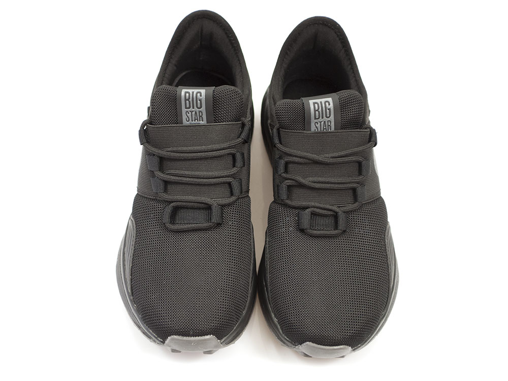 Czarne półbuty sneakersy Big Star LL274A019 - Big Star zdjęcie 3