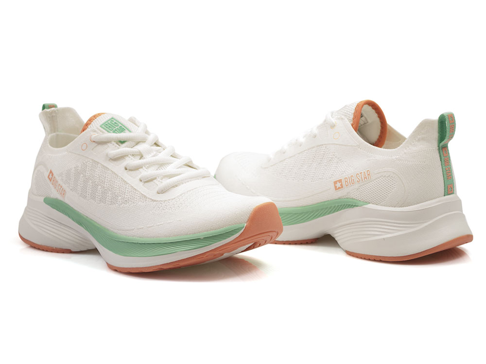 Białe sportowe półbuty sneakersy Big Star LL274328 - Big Star zdjęcie 2