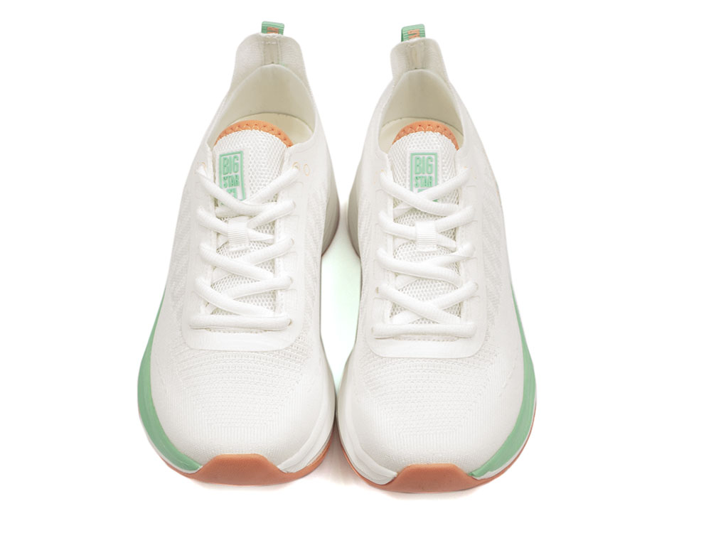 Białe sportowe półbuty sneakersy Big Star LL274328 - Big Star zdjęcie 3