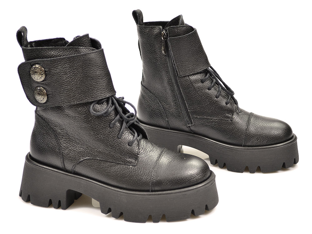 Czarne botki workery Lemar 60454 - Lemar zdjęcie 2
