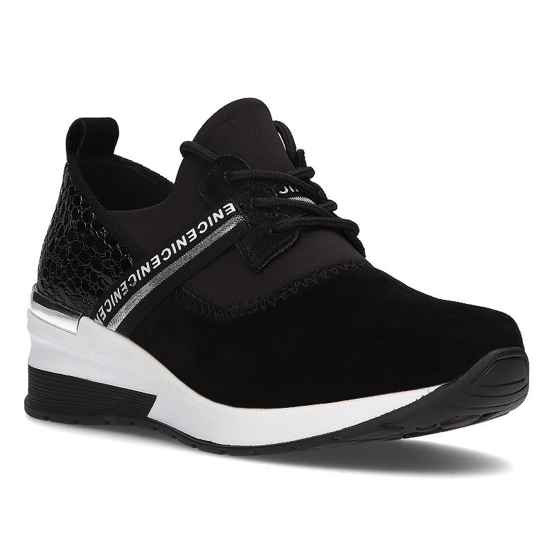 Czarne półbuty sneakersy Filippo DP1388 - Filippo zdjęcie 3