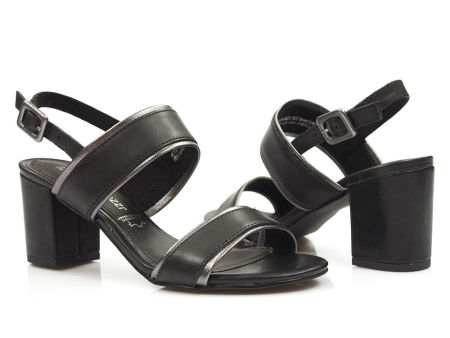 Czarne komfortowe sandały Marco Tozzi  28335 - Marco Tozzi zdjęcie 3