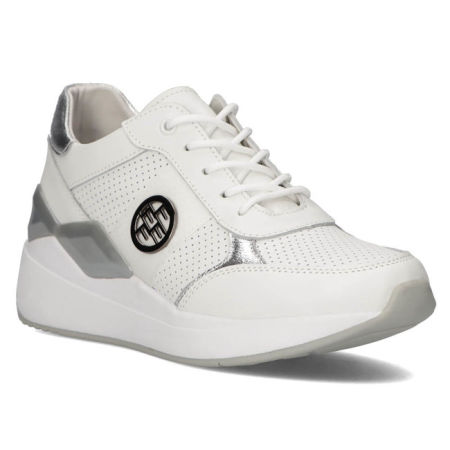 Białe półbuty sneakersy Filippo DP3553 - Filippo zdjęcie 4