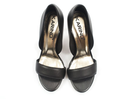 Czarne sandały szpilki Karino 4121 - Karino zdjęcie 4