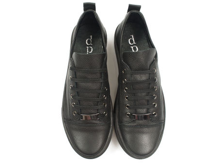 Czarne półbuty sneakersy Dolce Pietro 4070 - Dolce Pietro zdjęcie 2