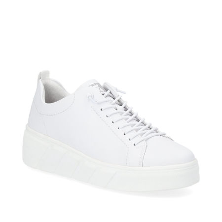 Białe zdrowotne półbuty sneakersy Rieker W0500-81 Evolution - Rieker zdjęcie 2