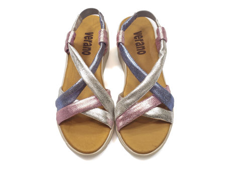 wygodne sandały espadryle Verano 4726 flamingo - Verano zdjęcie 4