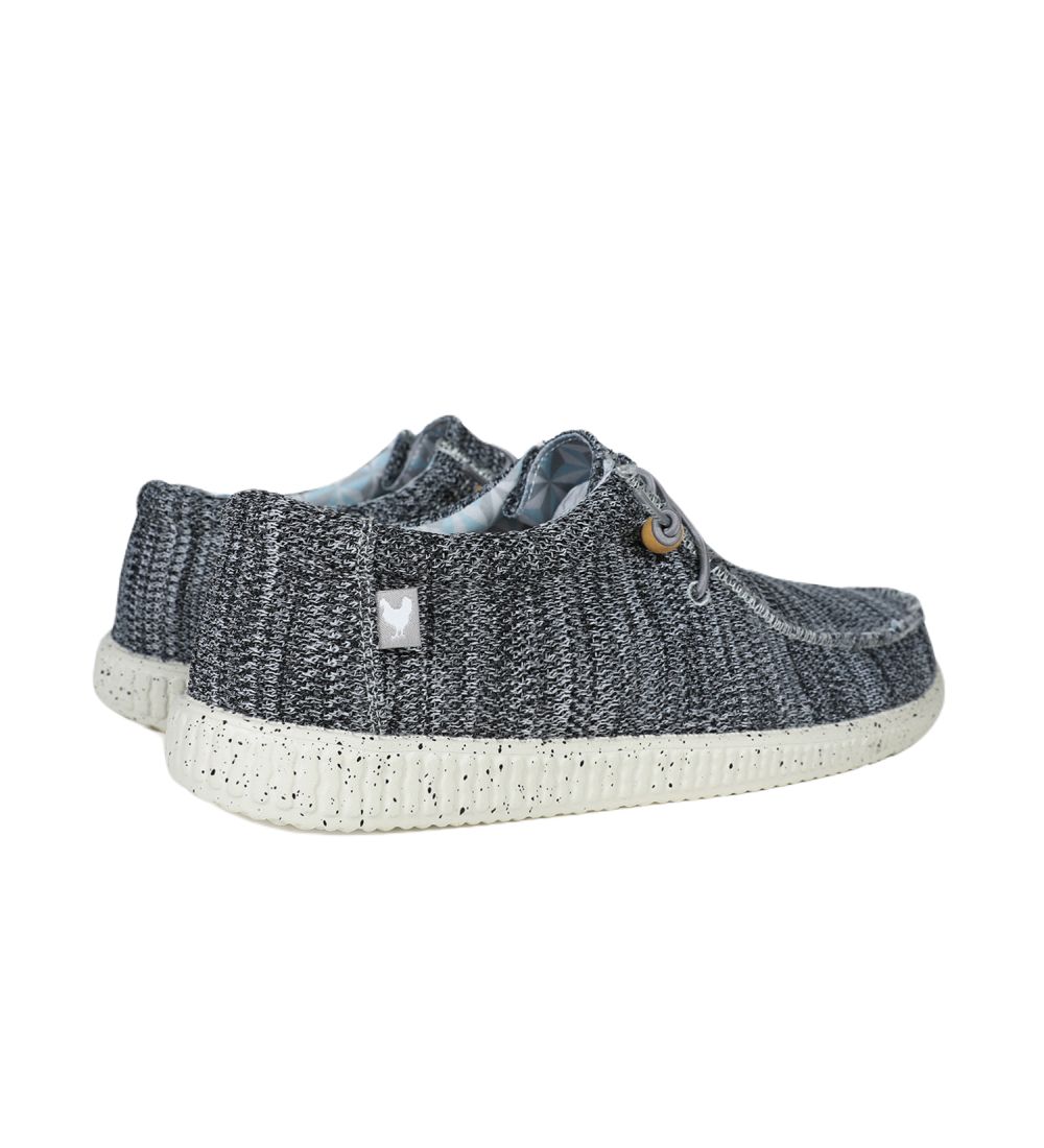 Wygodne tekstylne półbuty męskie Walk in Pitas WP150 Wallabi Knitted gris  - Walk in Pitas zdjęcie 3