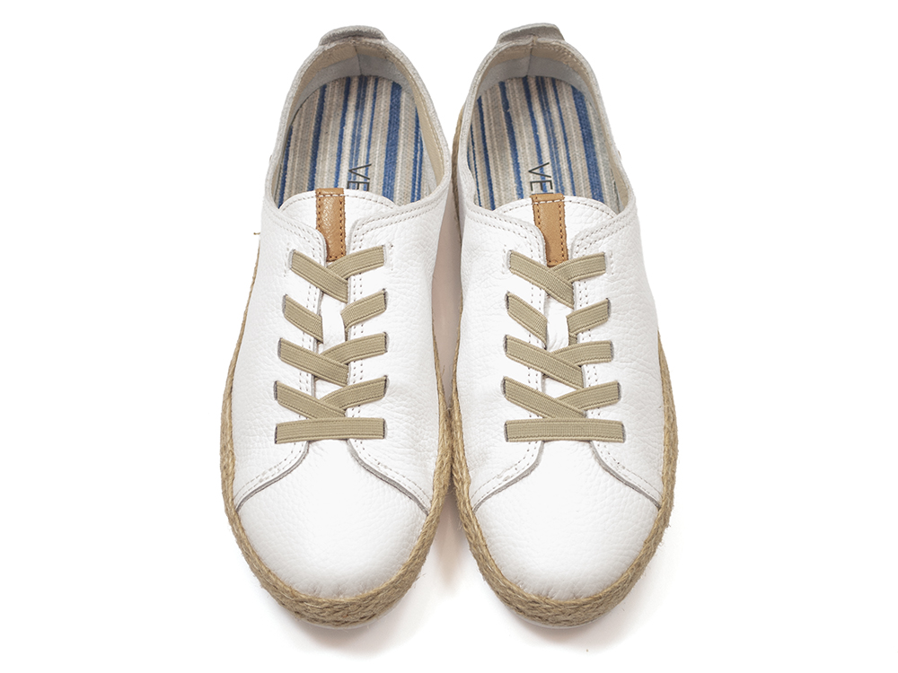 Białe półbuty sneakersy damskie Venezia 110 - Venezia zdjęcie 4