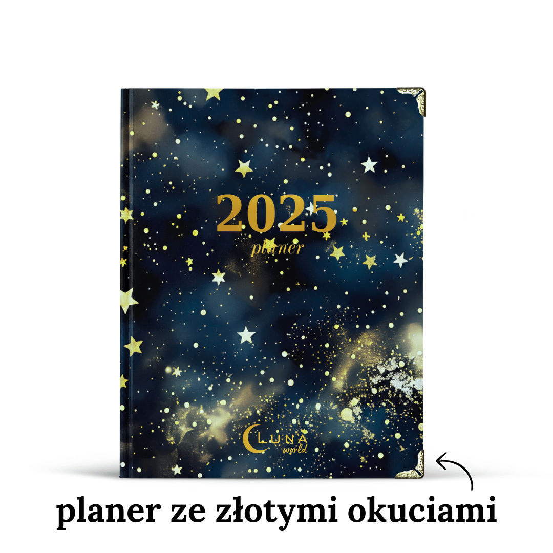 Kalendarz 2025/Planer 2025 tygodniowy książkowy - GWIAŹDZISTA NOC zdjęcie 1