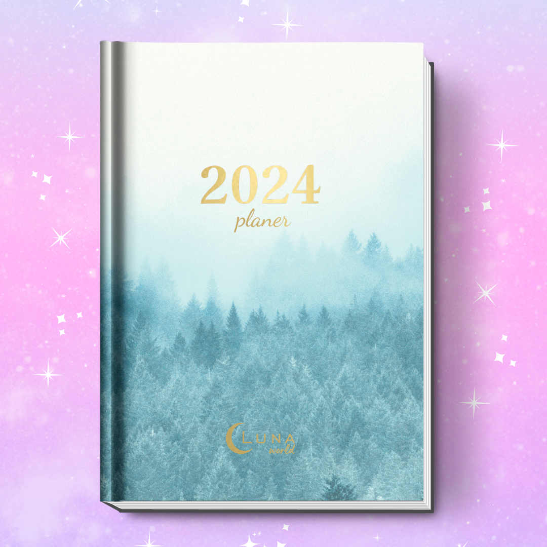 Kalendarz 2024/Planer 2024 dzienny książkowy - JASNY LAS - Luna World zdjęcie 1