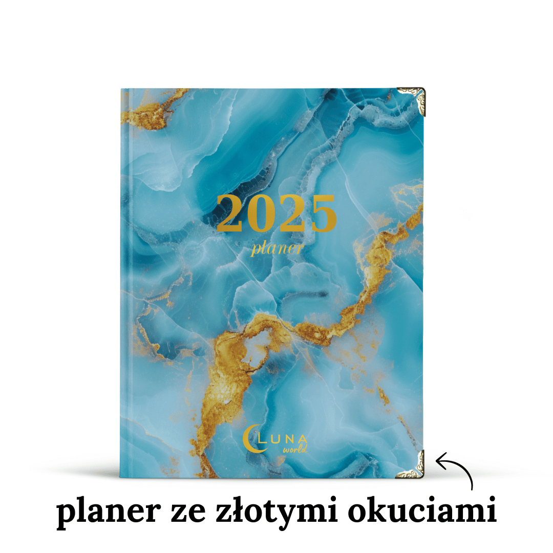 Kalendarz 2025/Planer 2025 dzienny książkowy - AKWAMARYNA zdjęcie 1