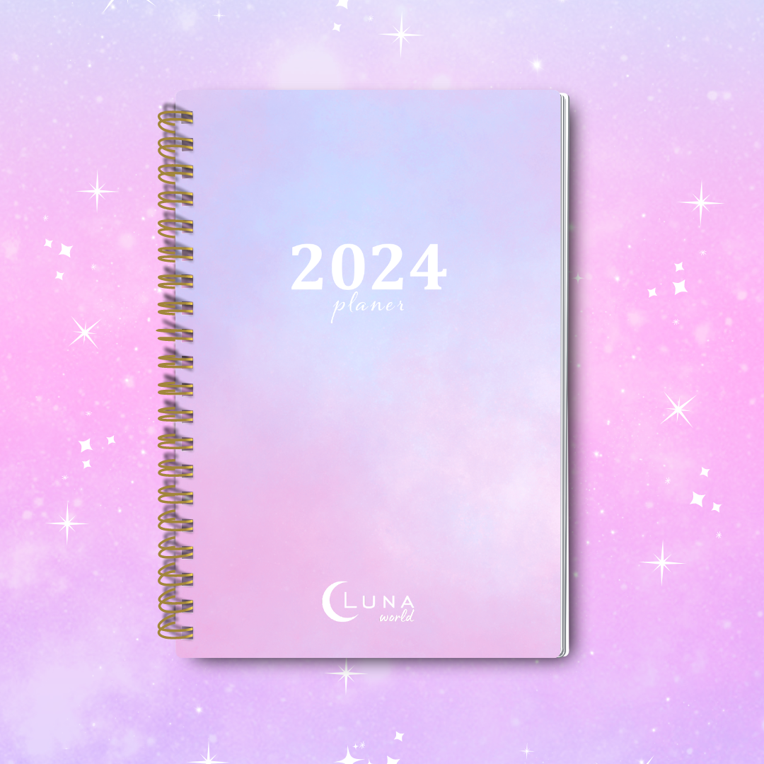 Planner/Kalendarz 2024 spirala -OMBRE zdjęcie 1