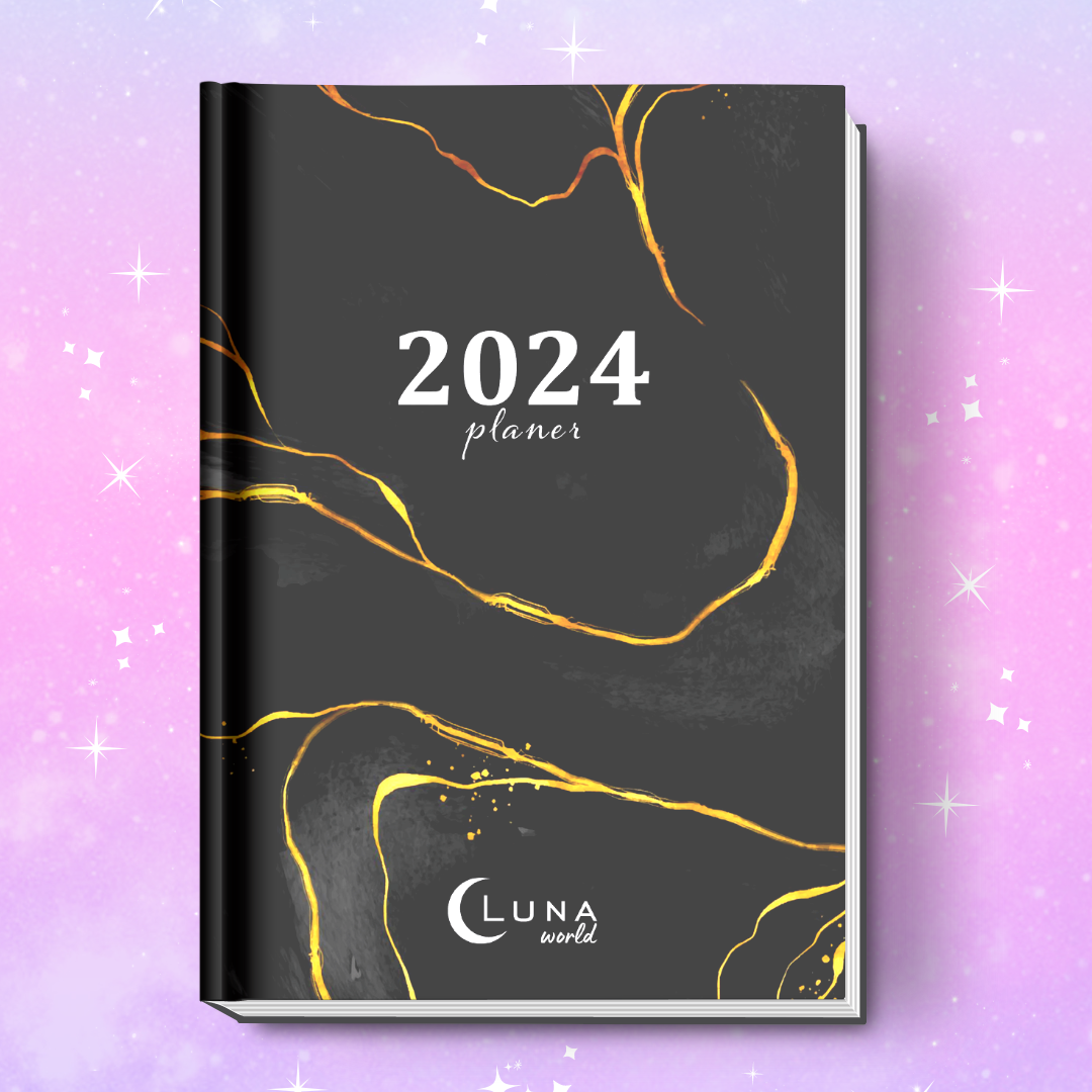 Kalendarz 2024/Planer 2024 dzienny książkowy - CZARNY MARMUR zdjęcie 1