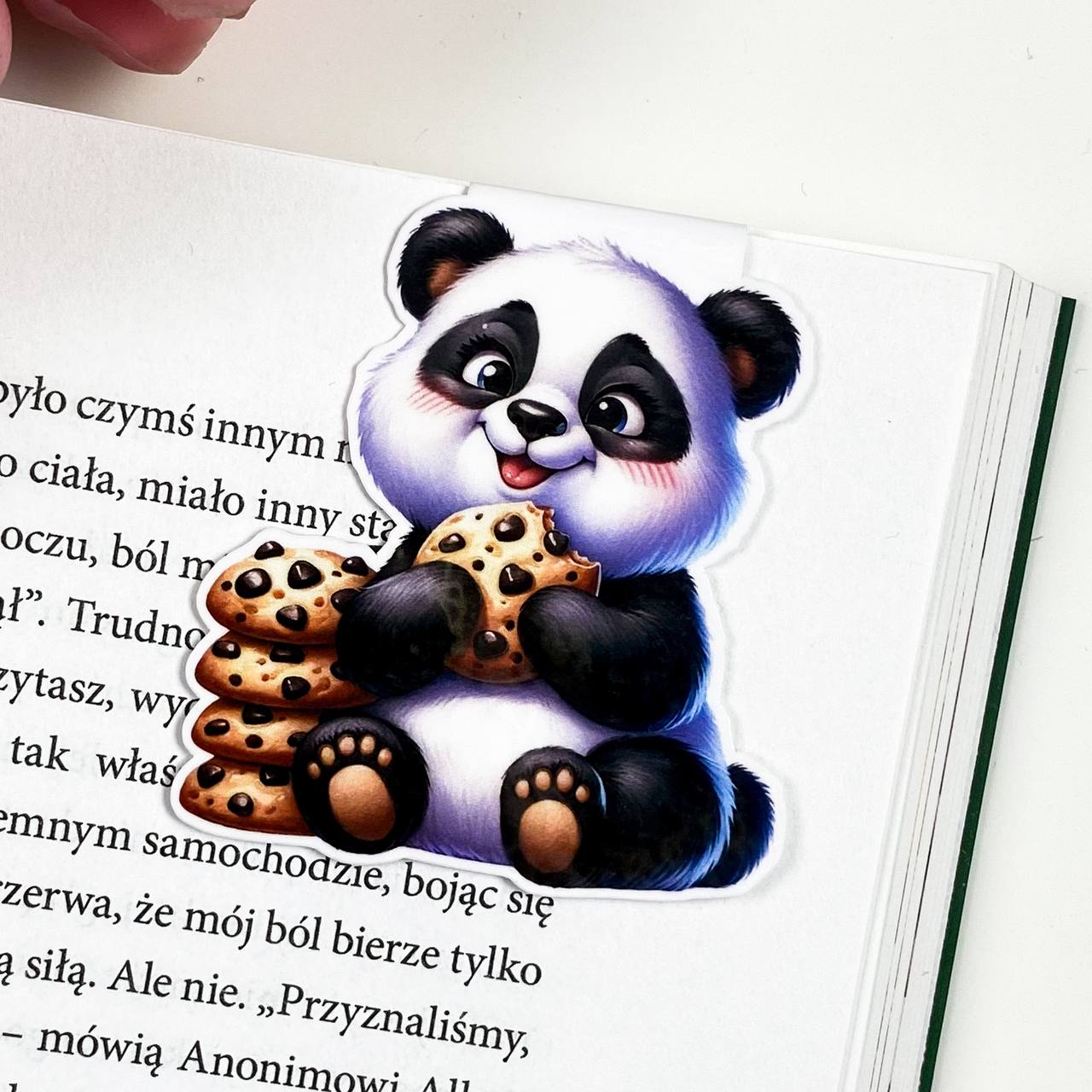 Zakładka magnetyczna PANDA Z CIASTKAMI - Luna World zdjęcie 1