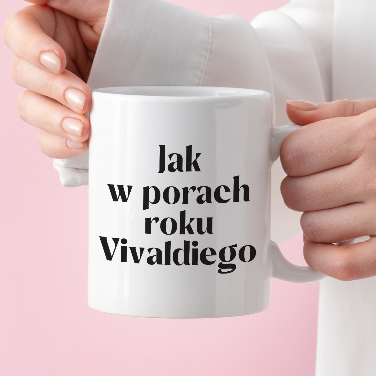 Kubek z nadrukiem "Jak w porach roku Vivaldiego" 330 ml zdjęcie 3