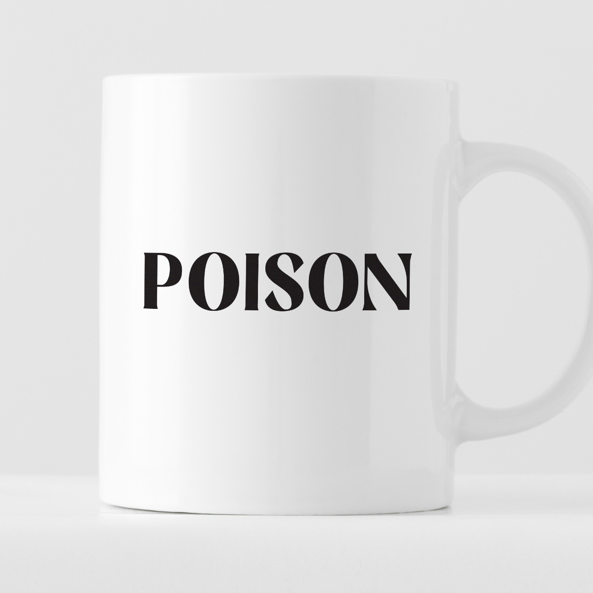 Kubek z nadrukiem "POISON" 330 ml zdjęcie 1