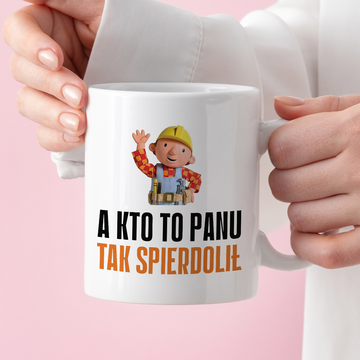 Kubek z nadrukiem "A kto to Panu tak spierdolił" zdjęcie 3