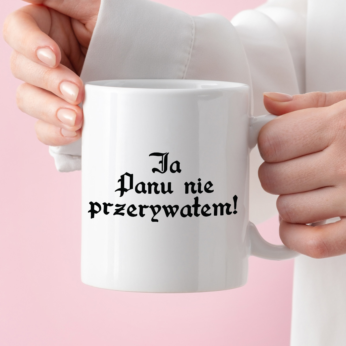 Kubek z nadrukiem "Ja Panu nie przerywałem!" zdjęcie 3