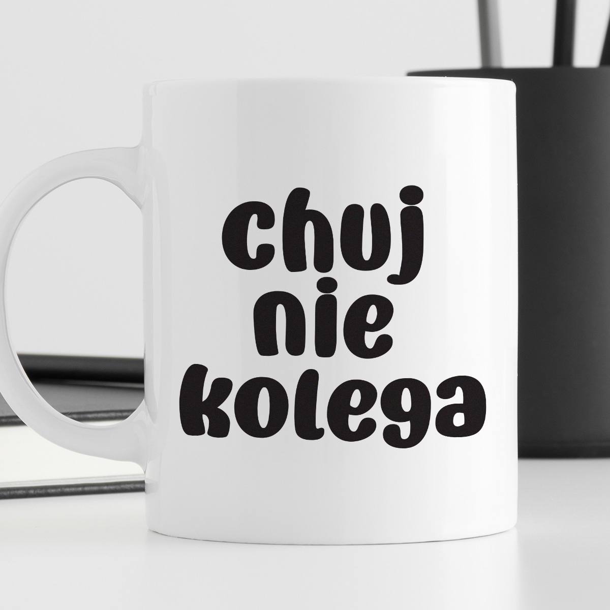 Kubek z nadrukiem "Chuj nie kolega" zdjęcie 4