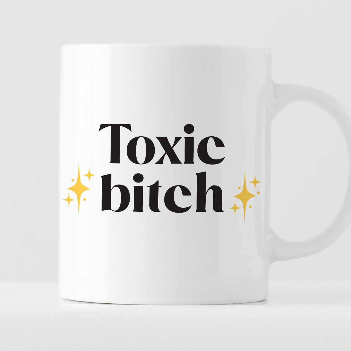 Kubek z nadrukiem "Toxic bitch" zdjęcie 1