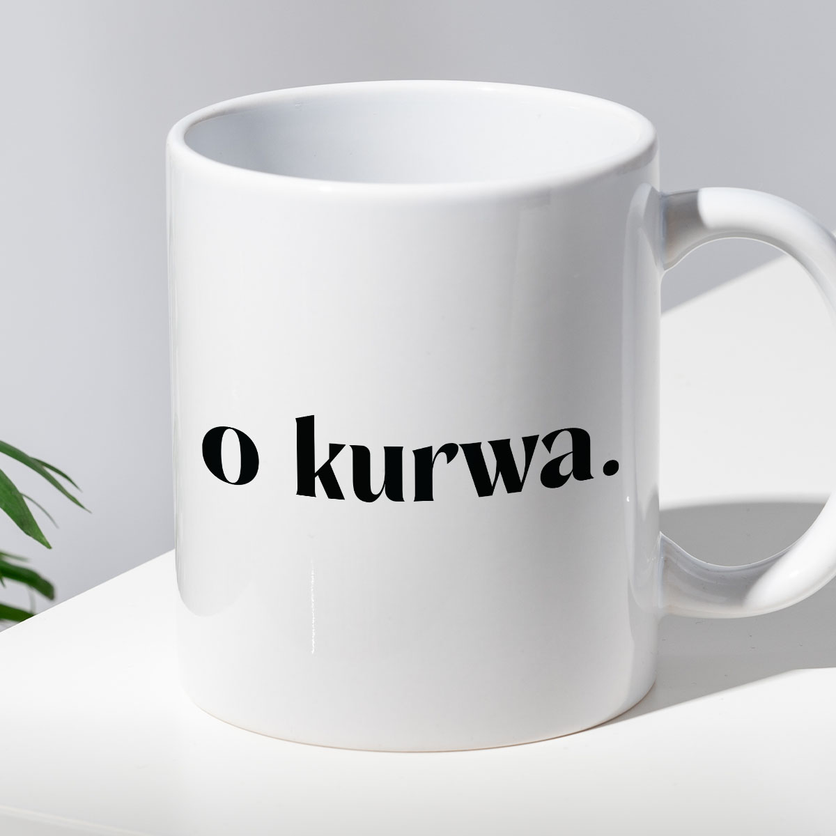 Kubek z nadrukiem "o kurwa." 330 ml zdjęcie 2