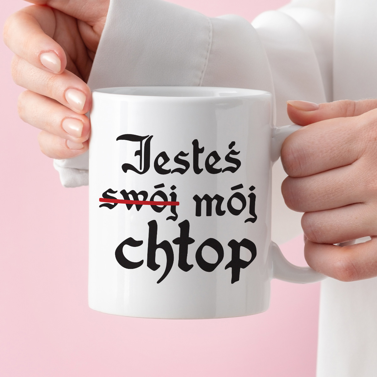 Kubek z nadrukiem "Jesteś (swój) mój chłop" zdjęcie 3