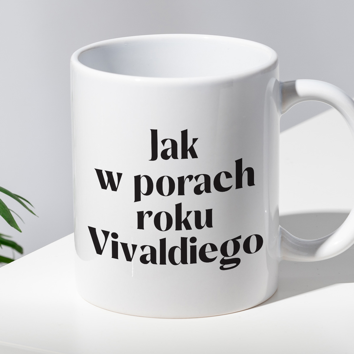 Kubek z nadrukiem "Jak w porach roku Vivaldiego" 330 ml zdjęcie 2