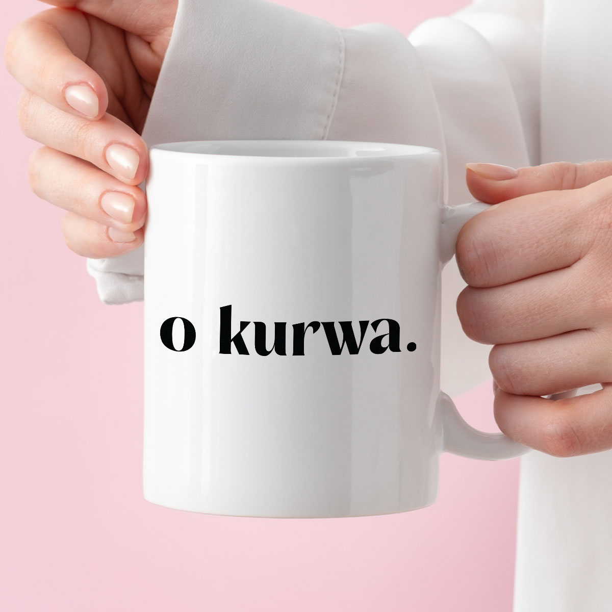 Kubek z nadrukiem "o kurwa." 330 ml zdjęcie 3