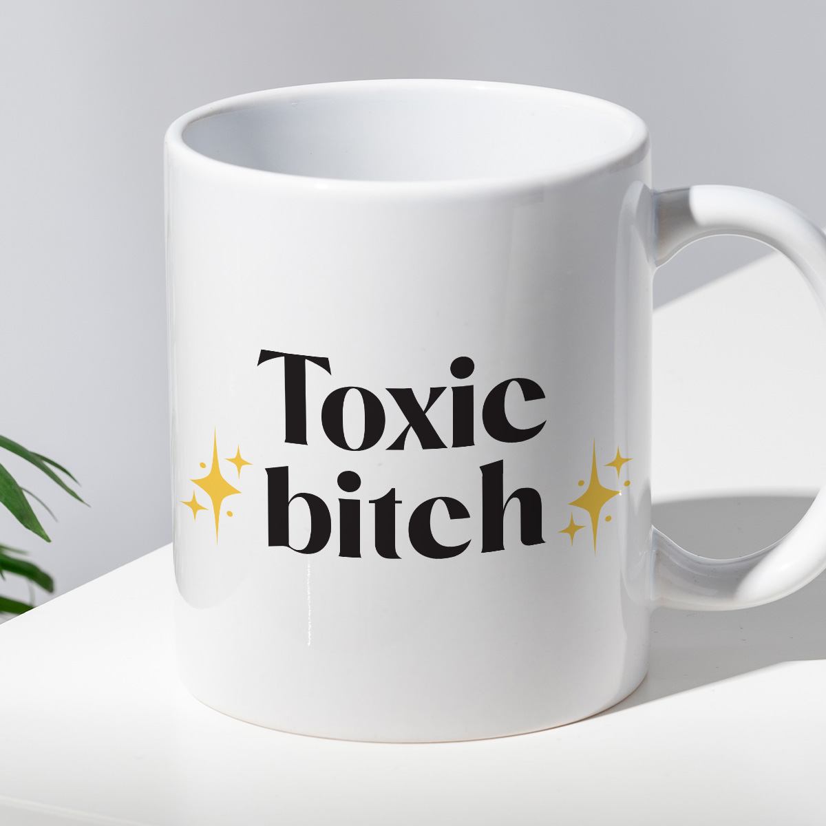 Kubek z nadrukiem "Toxic bitch" zdjęcie 2