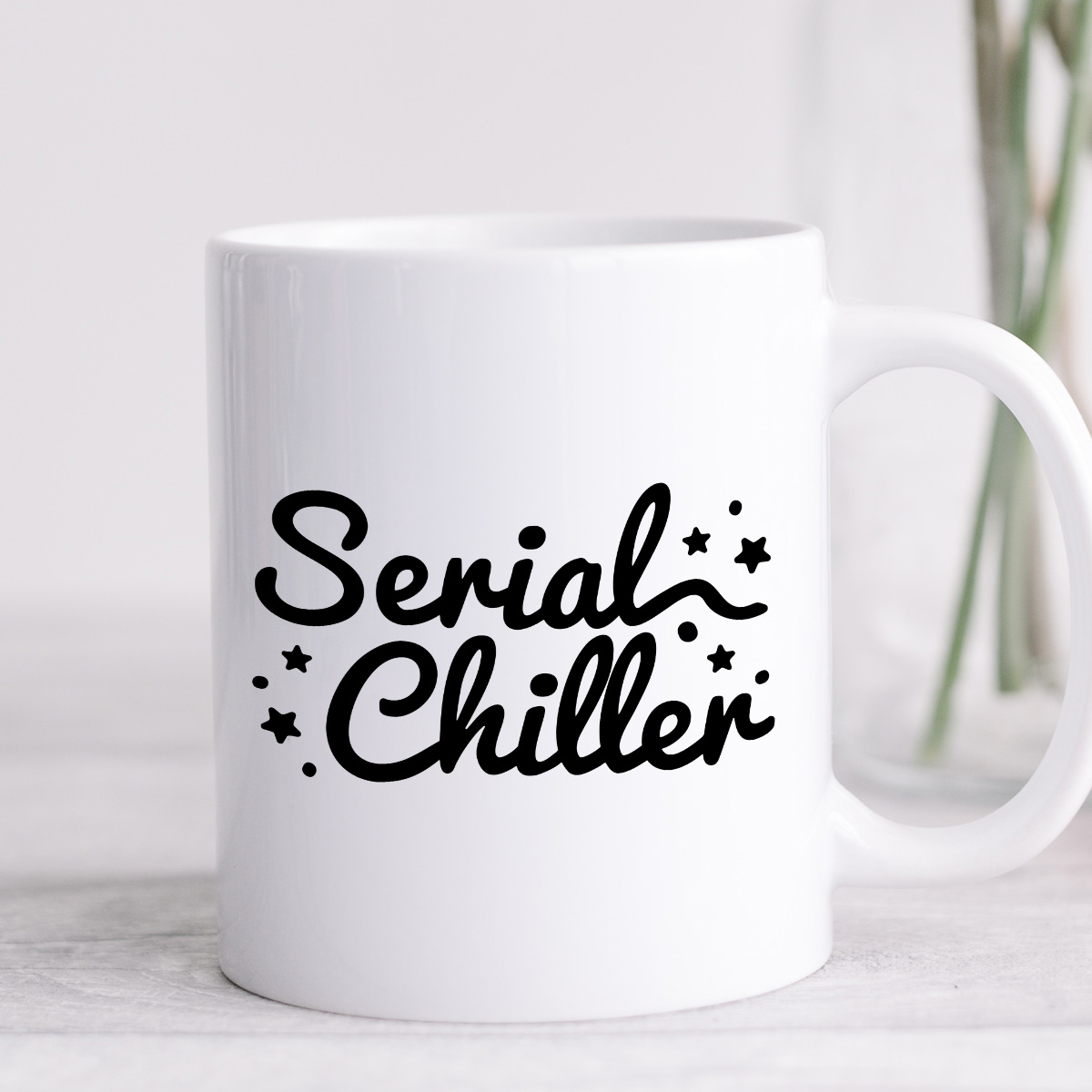 Kubek z nadrukiem "Serial chiller" zdjęcie 4