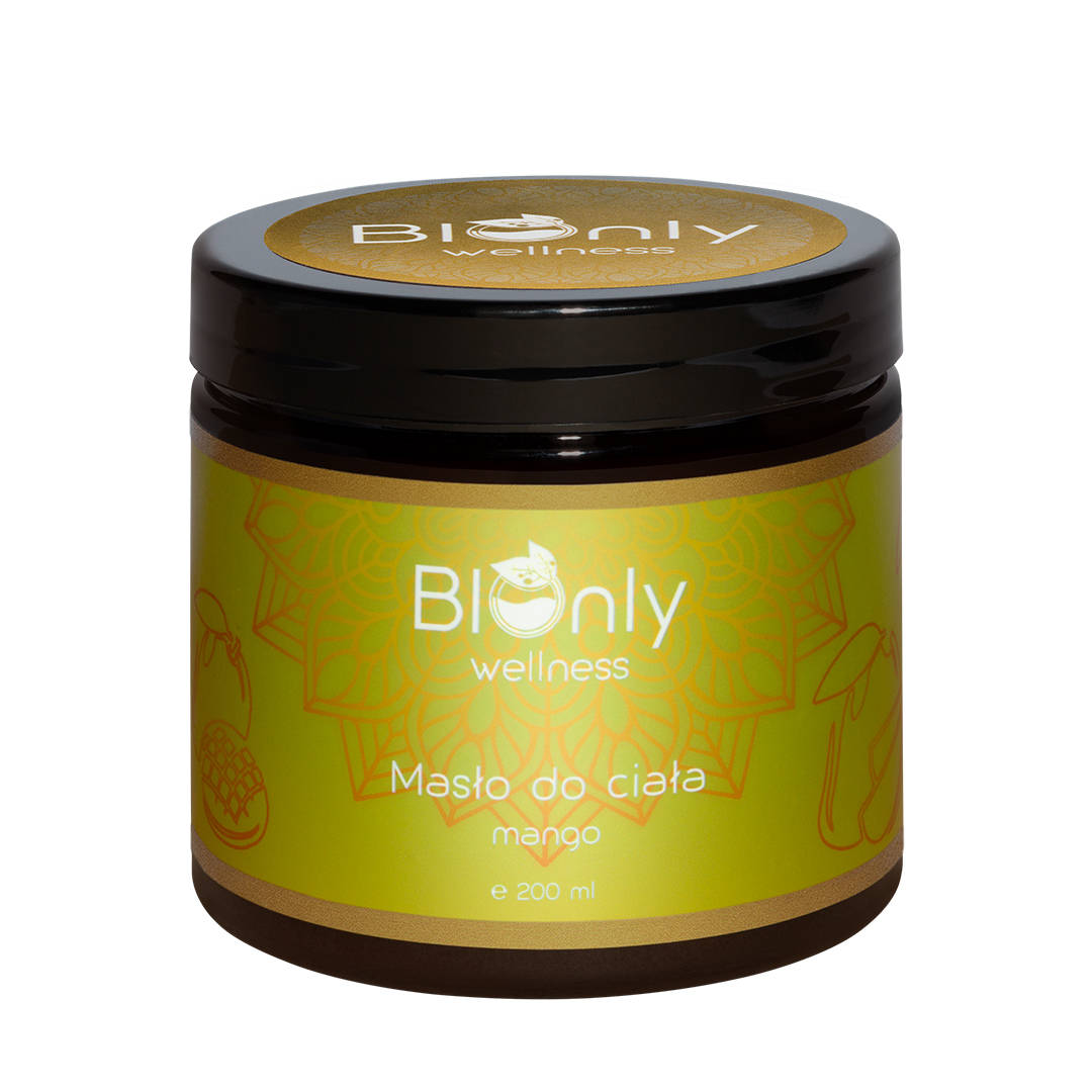 Masło do ciała mango wellness 200ml - BIOnly zdjęcie 3