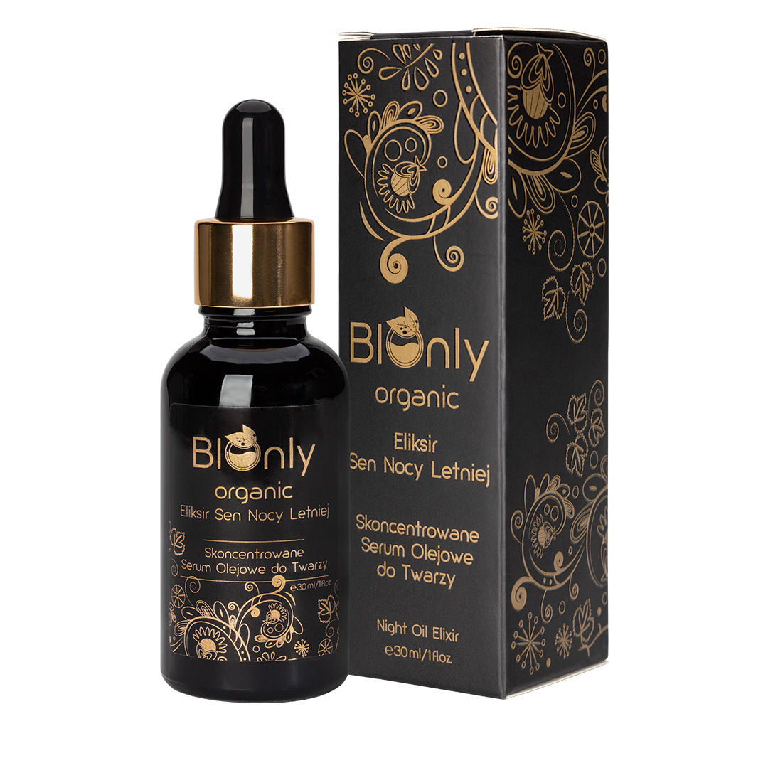 Serum Olejowe do Twarzy - Eliksir Sen Nocy Letniej organic 30ml - BIOnly zdjęcie 4