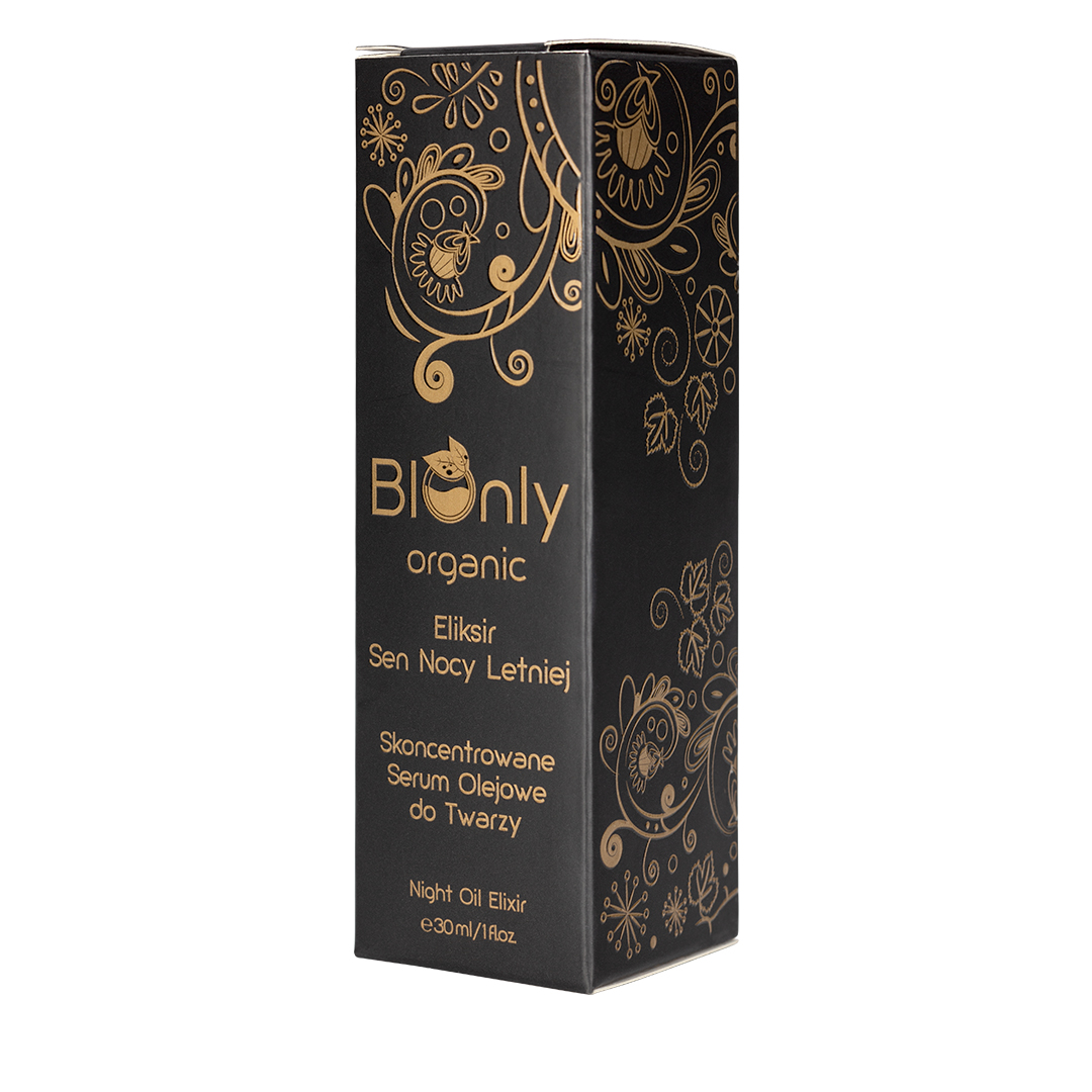 Serum Olejowe do Twarzy - Eliksir Sen Nocy Letniej organic 30ml - BIOnly zdjęcie 3