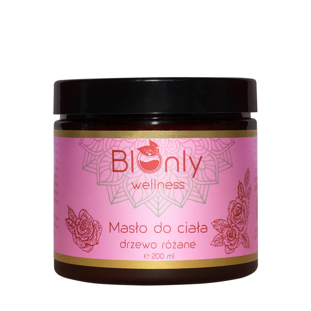 Masło do ciała drzewo różane wellness 200ml - BIOnly zdjęcie 3