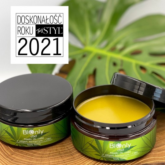Masło do ciała z olejem konopnym cbd 300ml - BIOnly zdjęcie 2
