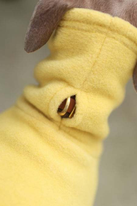 Yellow fleece jumpsuit image 3