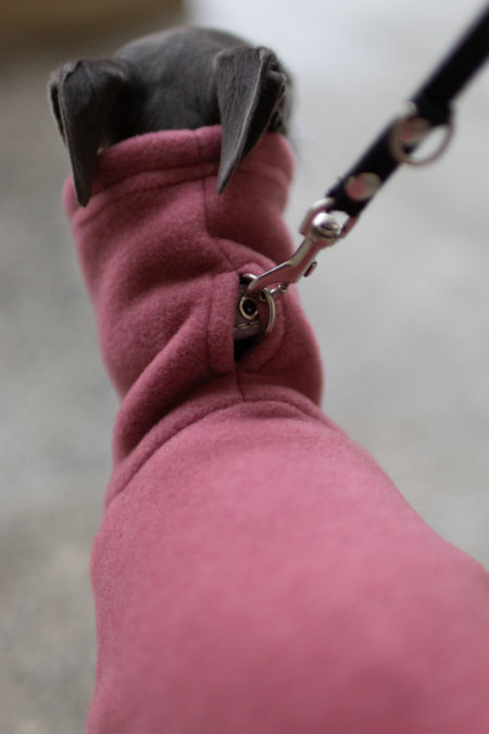 Pink fleece jumpsuit - GreyIggy image 2